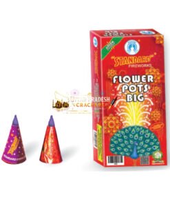 Flower Pots Big Gold