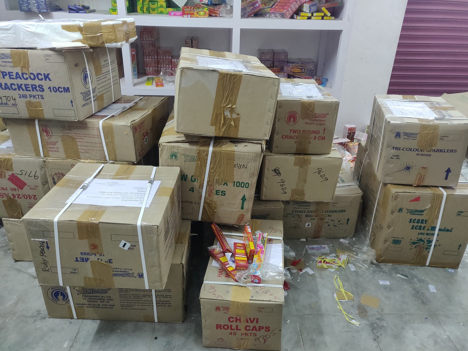 Parcels handled on dispatch night