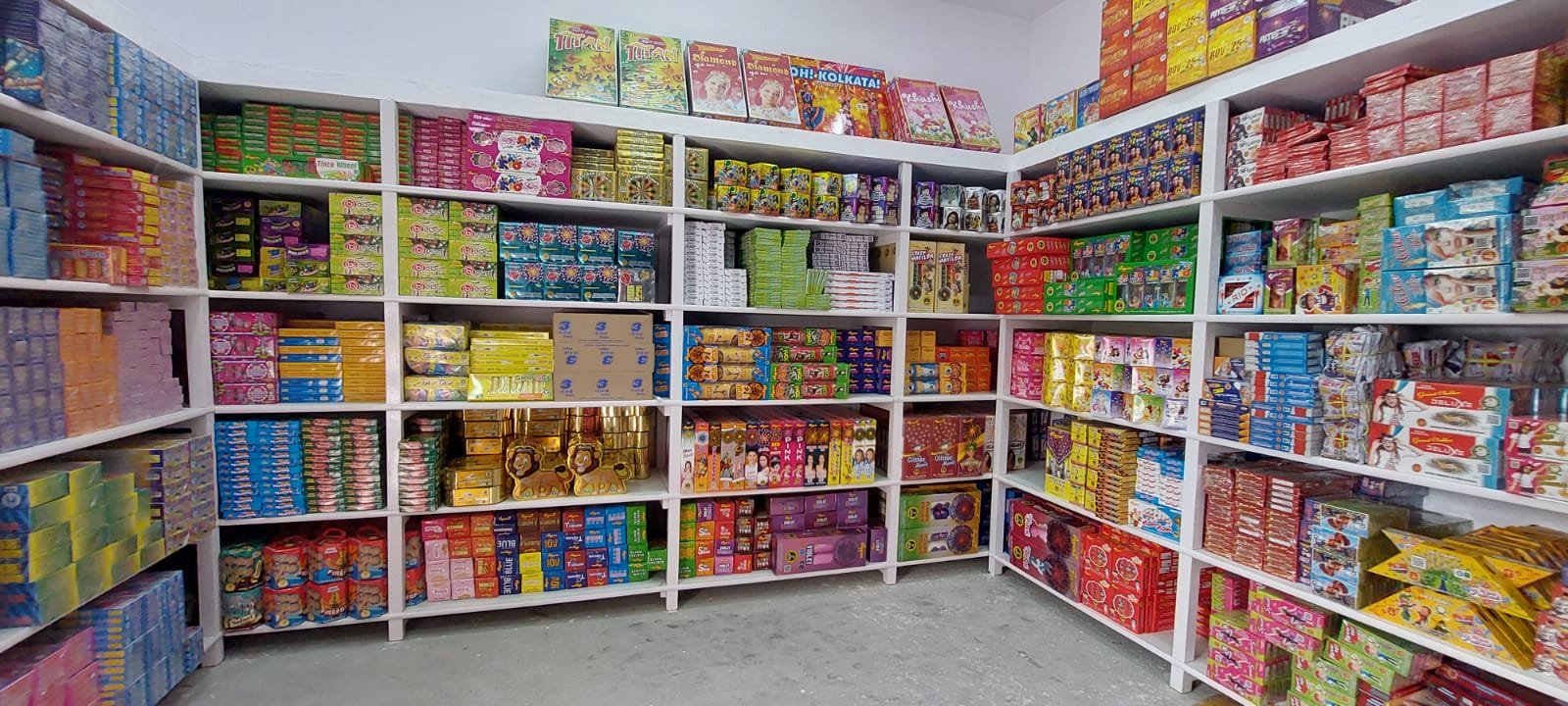 Our cracker shop in Sivakasi